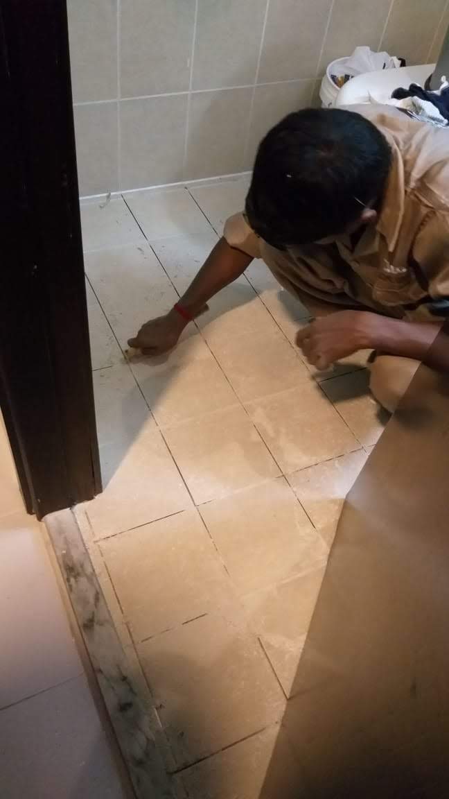 Ajman Beach Hotel - Grouting