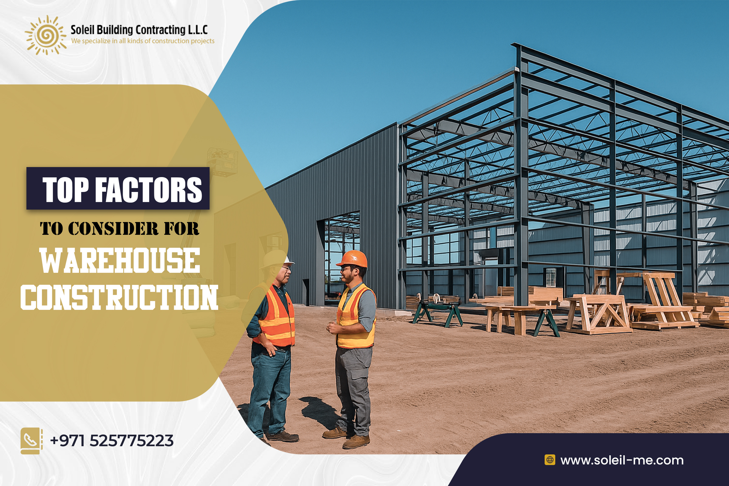 Warehouse construction in dubai